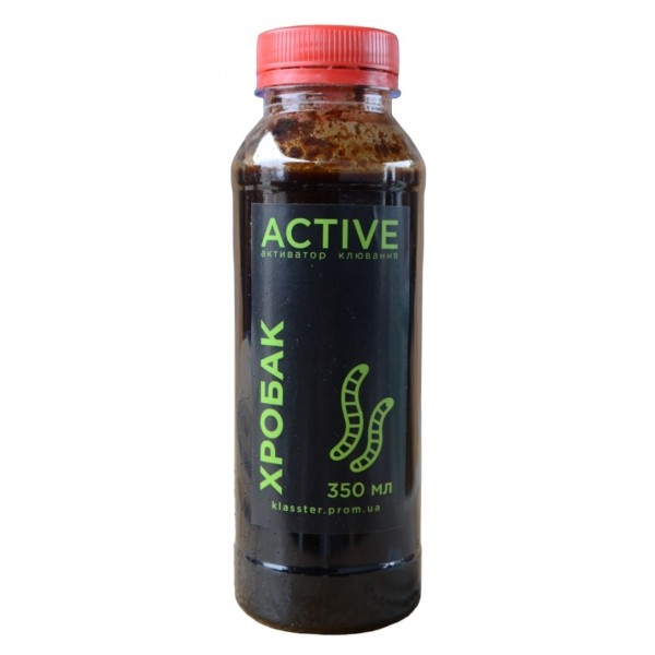 Активатор поклевки рыбацкий, Klasster Active, 350мл, вкус Червь